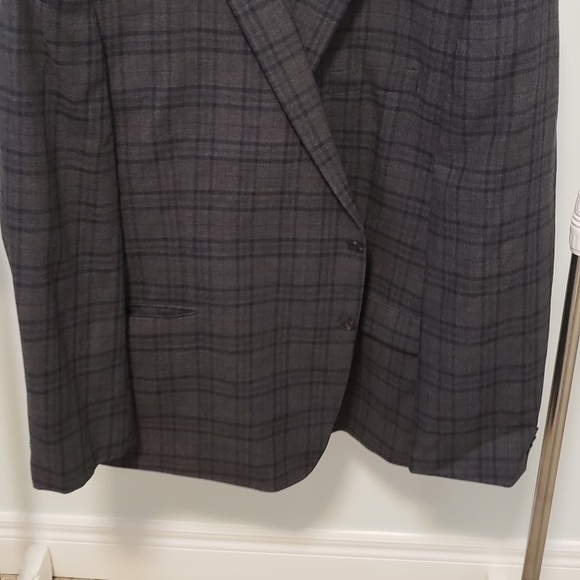 Michael Kors window pane plaid sport blazer - Picture 2 of 7